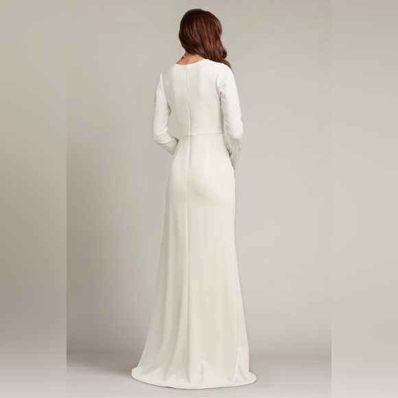 TADASHI SHOJI - KLEIMAN CASCADING DRAPE GOWN - Picture 2 of 5